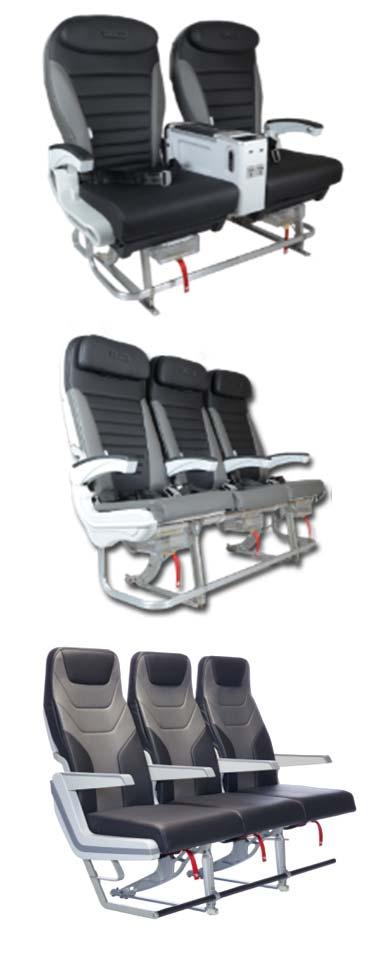 Cabin Solutions Full line of economy and premium economy aircraft seating FeatherWeight 3050 premium seat designed to offer luxury and comfort for long haul premium