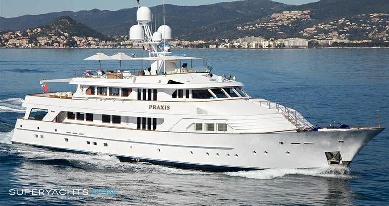 Praxis 43.28m (141'11"ft) Feadship 1987 Luxury Yacht Praxis For Sale PRAXIS was built by Feadship at the Van Lent Shipyard and was launched as FIFFANELLA in 1987.