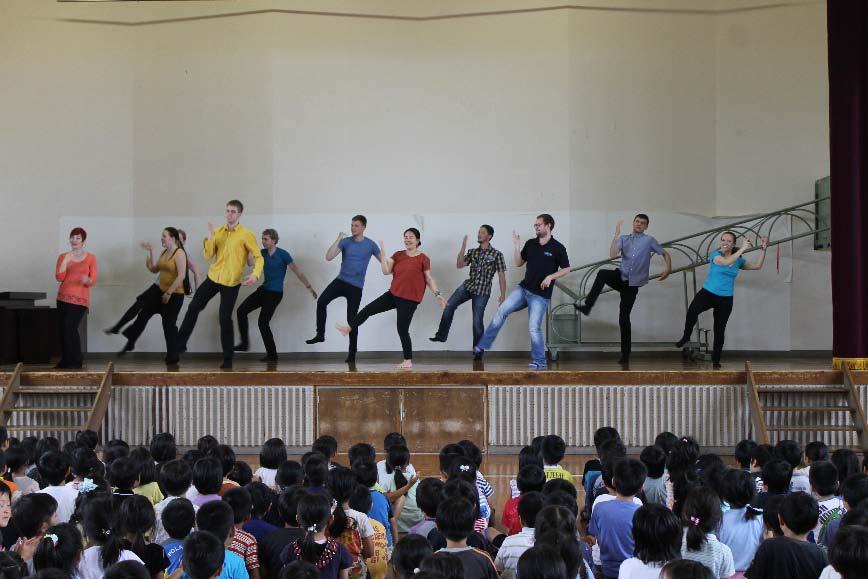 Arigato event By interacting through dance and