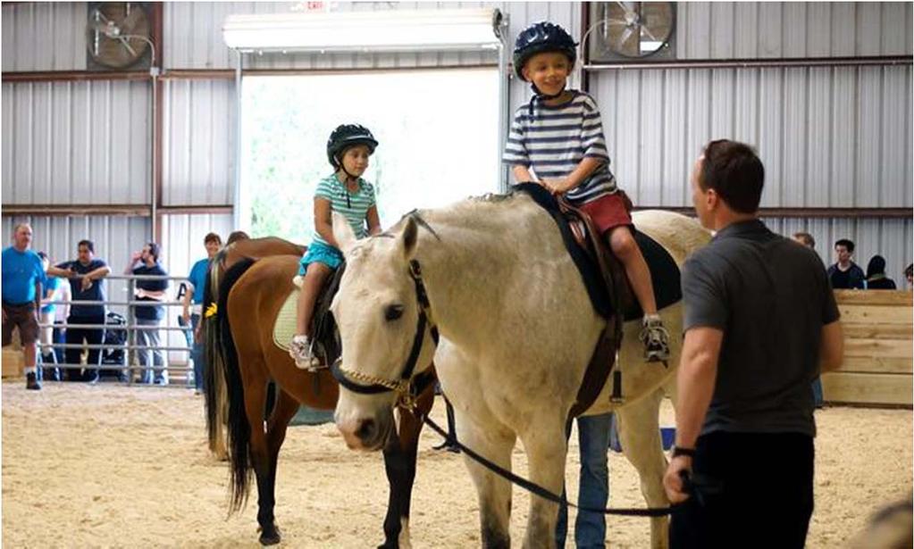 Spring Pony Rides One of the best ways to introduce the community to horses is to bring them up close and personal with a safe, supervised pony ride.