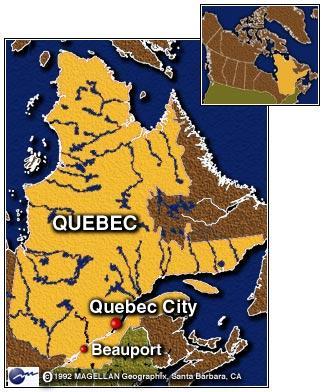 Quebec City, Quebec became