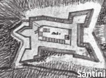 godine, prema crtežu Maglia (i projektu Maglia i Benaglie; Sl. 12.) - Veæ je reèeno kakvo je bilo znaèenje toga položaja za obranu grada i da je još 1630.