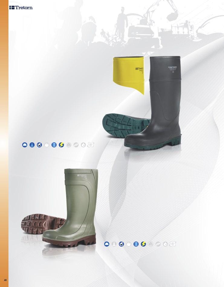 Rubber and PU boots Model 31700 Model 31710 Model 31700 Industry Lite and 31710 Rancher Lite A lightweight, durable PU boot with penetration protection.