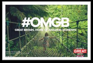Activity & Campaigns Home of Amazing Moments #OMGB VisitBritain brand campaign with commercial partners to drive conversion Australia, US, GCC, India, France & Germany Campaign