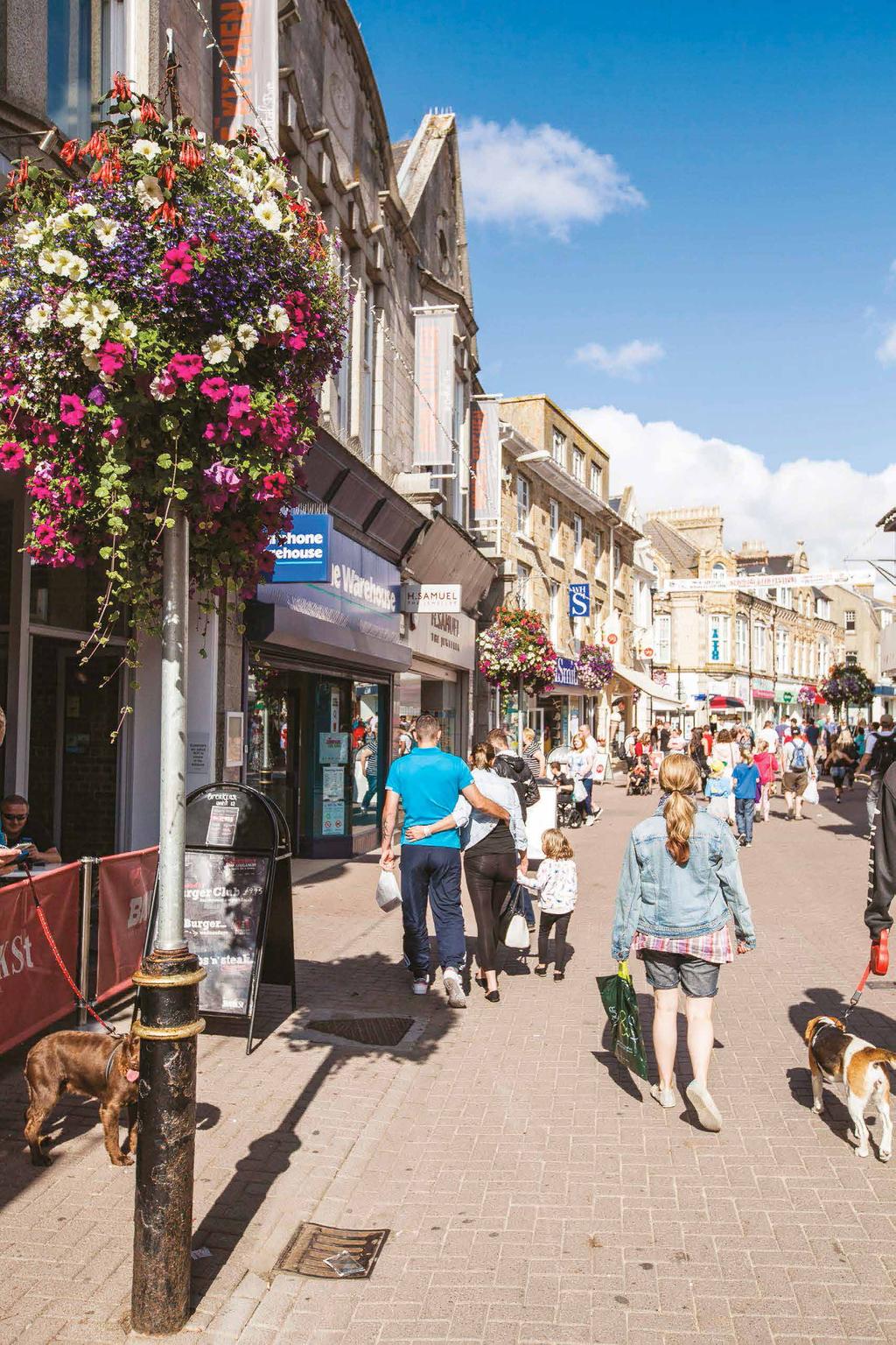 A more welcoming town centre PRIORITY 3 A brighter town centre NEW Working with new and existing partners the BID will help to create a brighter town centre by delivering high