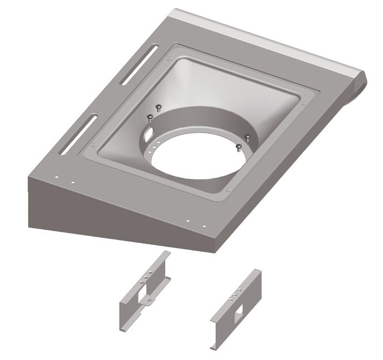 ssemble infrared grease tray rails (DJ) to