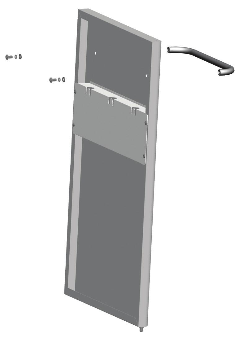 15 EI ssemble the Door Handle (EI) to the Left and Right Door