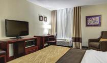 The hotel features many full-service amenities,