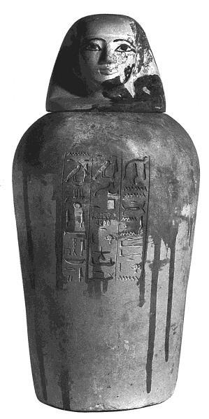 faience objects, terracotta vases, and a canopic jar inscribed with the name of Nebiri and his title were recovered from the tomb.