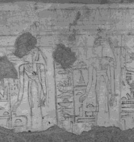 This depiction became common on the ceilings of royal tombs especially in the 20 th Dynasty and over time the illustrations grew to be more elaborate.