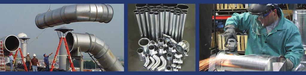 Duct And Components For Industrial Air Systems Flanged Duct and angle rings in stock and ready to ship.