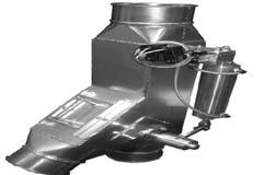 K&B Duct - Special Product Solutions Diverter Valves PROBLEM: Both dust collection and material transfer require that material be diverted to (or from) several different locations (machines, bins,