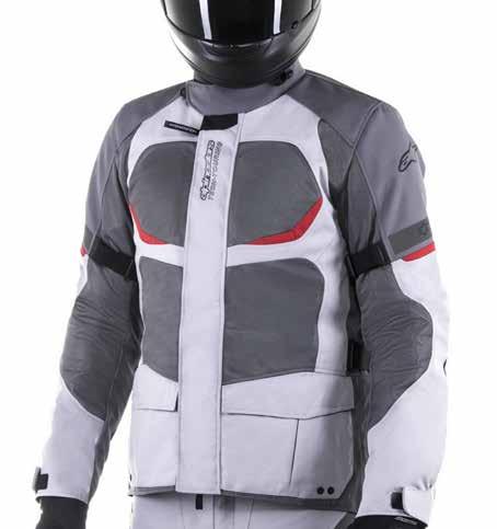 SANTA FE AIR DRYSTAR JACKET TOURING / SIZE: S-4XL Innovative poly-fabric shell construction incorporating extensive mesh panels on chest, back and sleeves.