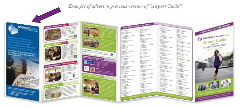 Airport Brochure Advertising Airport Quantity: Region wide and DL Page 10,000 Brochures 500 per edition There are 4 editions of the full colour Airport Guide produced each