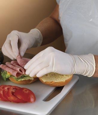 0 AQL Component materials comply with FDA regulations for food contact L561 L491 L562 L492 L563 L493 L564 L494 COBALT Nitrile Gloves Soft and stretchy with exceptional durability.