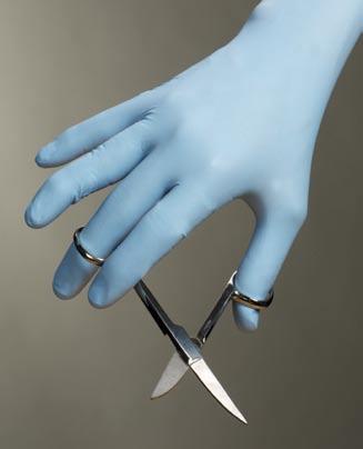 NITRILE SOFTWEAR Nitrile Exam Gloves The ultimate in fit, feel and comfort. A soft and stretchy white nitrile exam glove that offers excellent durability and tactile sensitivity.