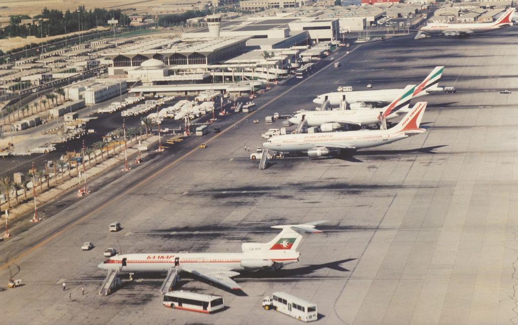 PROUD HISTORY When Dubai International (DXB) was officially inaugurated on September 30 1960, it comprised an 1,800-metre airstrip of compacted sand, an apron, a fire station and a small terminal