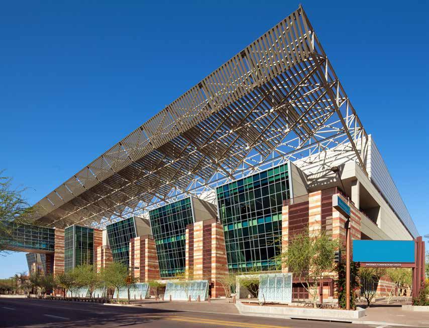 Convention The Phoenix Convention Center is conveniently located less than two blocks from the Sheraton Grand Phoenix Hotel.