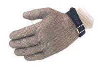 CUT RESISTANT GLOVES Perfect Fit Stainless Steel Mesh Highest Level of Protection in Cutting Operations Constructed of high tensile strength, corrosion-resistant stainless steel rings.
