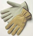 LEATHER GLOVES Road Hustler - Unlined Grain leather glove with shirred elastic back.