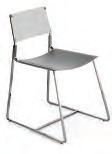 Aluminum Seat Black or Silver 3456 SIDE CHAIR $390 41.5 30 22 19.