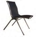 Stainless Steel Aluminum Seat and Back Black or Silver 3457 SIDE CHAIR $345 29.5 18 