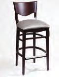 75 SQ FT / 14 STACKING WEIGHT PER CARTON [LBS] 50 SATIN UPCHARGE $ CHROME UPCHARGE $ Seat 3751 BAR STOOL GRD 1