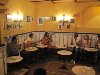 A famous flamenco venue in La Latina.