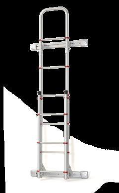Deluxe ladders Rear Door over rear door enclosure DELUXE SPRINTER High quality aluminium ladders.