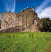Mighty Dunstaffnage saw action during the Wars of Independence (1296 1356), and was famously besieged by King Robert Bruce in 1308, after his victory over the MacDougall s at the Pass of Brander,