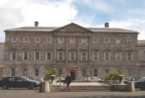 Kildare House (now Leinster House) Georgian Architecture at St.