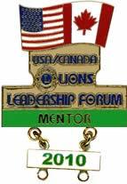 USA/Canada Lions Leadership Special Pins 2010 Milwaukee, Wisconsin 2012
