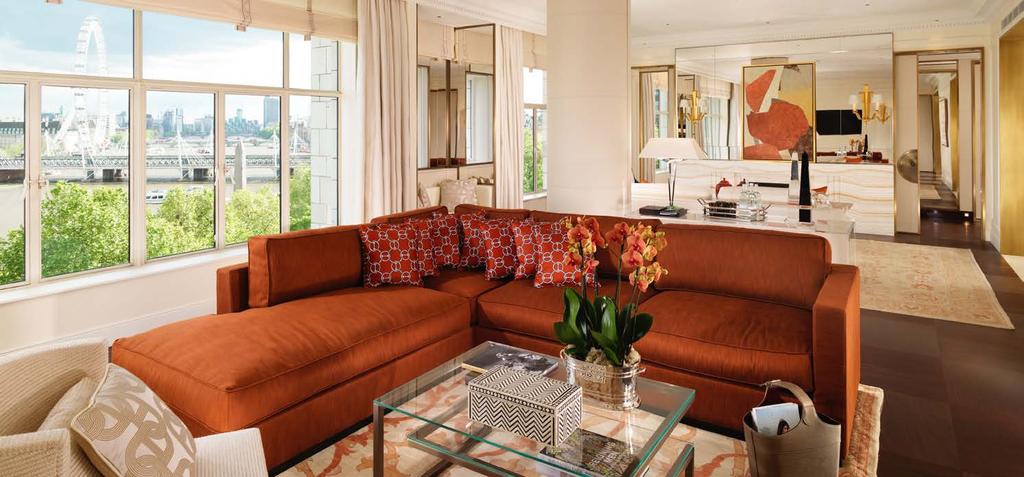 THE SAVOY SUITE THE SAVOY SUITE The Savoy unveiled a brand new suite on the riverside of the