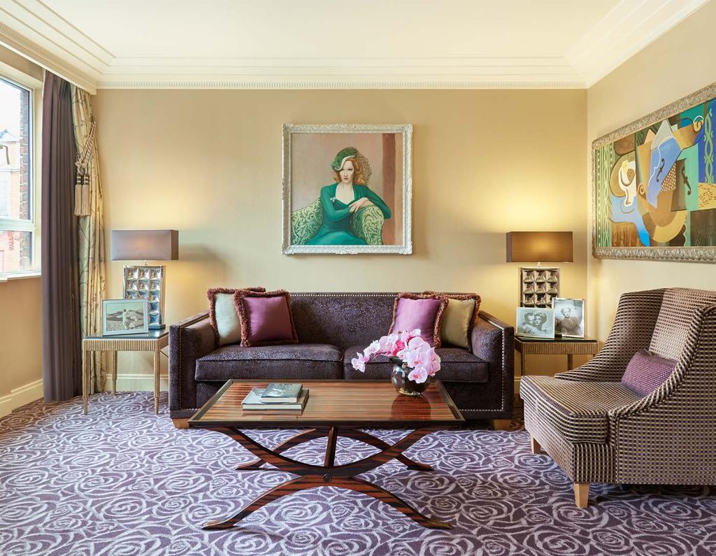 JUNIOR SUITES GET IN TOUCH COURTYARD OR CITY Deluxe Junior Suites are decorated in either elegant Edwardian or sophisticated Art Deco style.