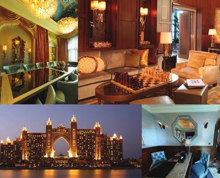 a total of 346 hotel rooms. FSRG supplied mirrors in all hotel rooms Atlantis The Palm, Dubai.