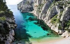 See the Mediterranean Sea and hop on a boat to explore the spectacular Calanques, a geologic formation in the form