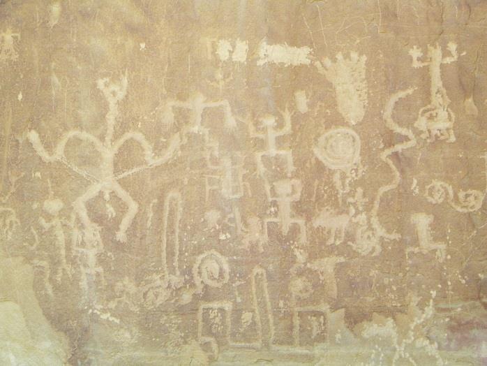Some petroglyph panels 