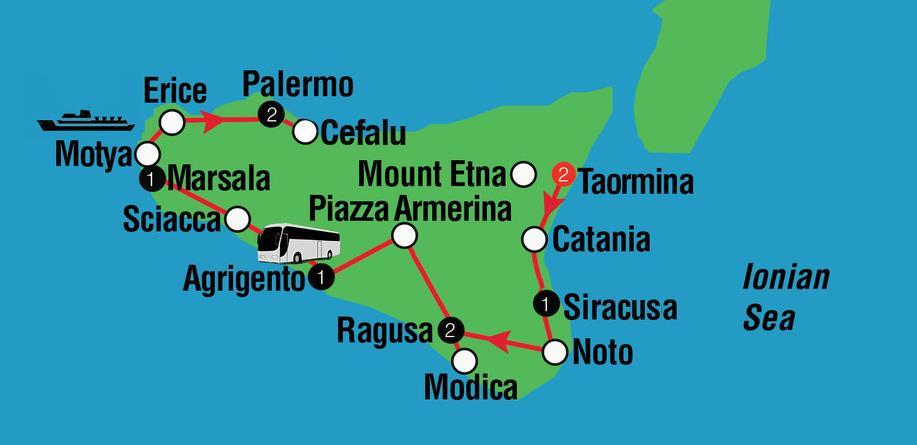 com Since 1979 Discover Sicily 11 Days from $3775 including Airfare from JFK & All Taxes (Commision $300 pp) Escorted Tour: 11 Days/9Nights Buffet Breakfast & Dinner with wine daily, first class