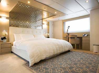 INTERIORS & DINING ACCOMMODATIONS LOWER DECK CABINS (4) 4 Twin Cabins with twin beds.
