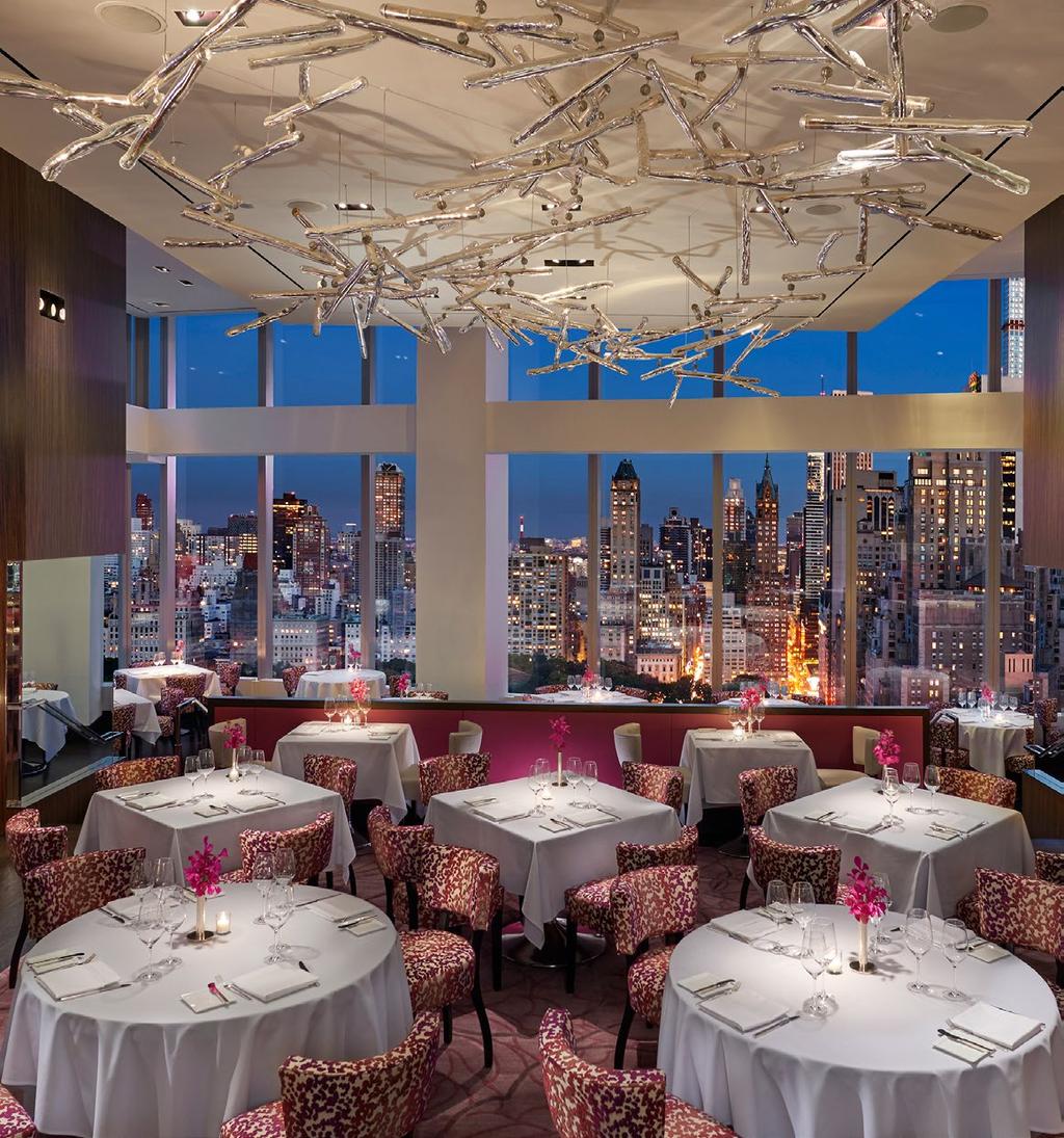 THE HEIGHT OF NEW YORK CUISINE With inventive cuisine, tempting cocktails and