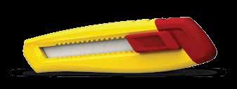 This utility knife works with 3/8 (9mm) blade (S05R) Blade with 13 break-away segments Cat. No.