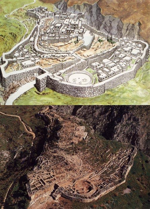 c. 1225 Palace at Mycenae destroyed. 1200-1100 Decline of Mycenean civilization. Artistic production ceases to be innovative. Destruction of palaces. Rulers are overthrown.