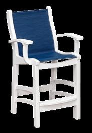 Shore sling chairs are comfortable