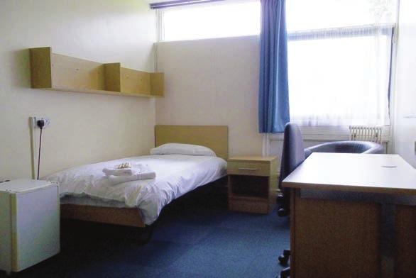 The bedrooms are located off a long corridor, with shared toilets and showers. There are small kitchen areas suitable for making light meals and snacks but no dining areas.