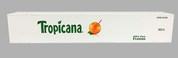 Page 17 of 18 HO 53 Ft Tropicana Scheme #3 ThermoKing Reefer, orange container, (02) 2pak $29.98 $18.