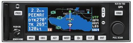 Mapping The World In Flying Colors An affordable new development in the evolution of panel-mounted avionics, the compact new Bendix/King KLN 94 color GPS navigator/moving map display brings color and
