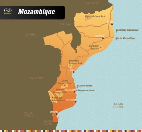 Mozambique The islands and beaches along the coast of Mozambique have no reason to envy