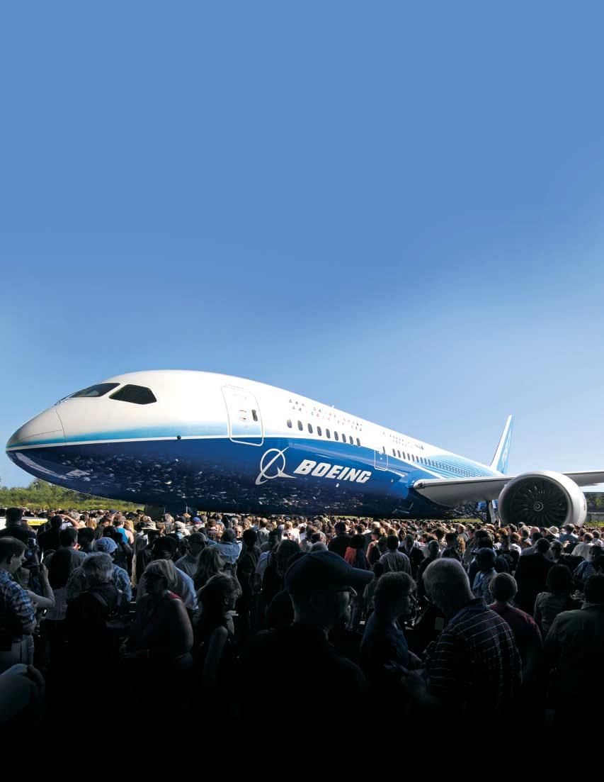 FY 07 SALES: $587 M FY 07 OPERATING PROFIT: $61.2 M FY 08 SALES FORECAST: $651 M FY 08 OPERATING PROFIT FORECAST: $73.3 M On July 8, 2007 the 787 was introduced to the world.