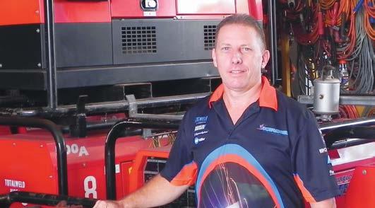 Family-owned and operated Yarrawonga business, Totalweld, has been supplying welding equipment and supplies to the Ichthys LNG Project for more than three years. Totalweld Manager, Alan Bennett.