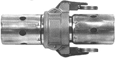 Supersedes 49 Quick-Connecting Description: The basic parts of this coupling are a bronze female shank coupler and a male adapter, which have a washer seal but no threads.
